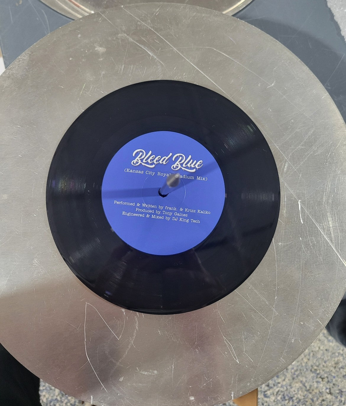 "Bleed Blue" 7-inch Vinyl - Black